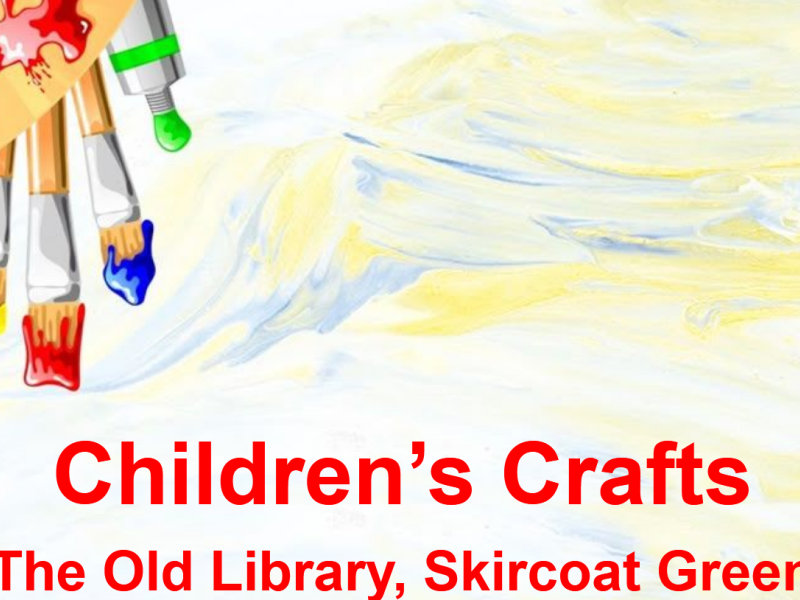 Children's crafts event poster/picture