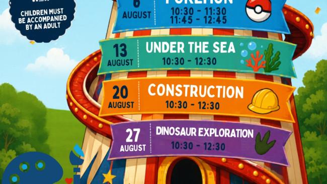 The Old Library Summer Fun Programme Poster