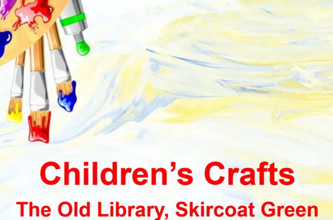 Children's crafts event poster/picture